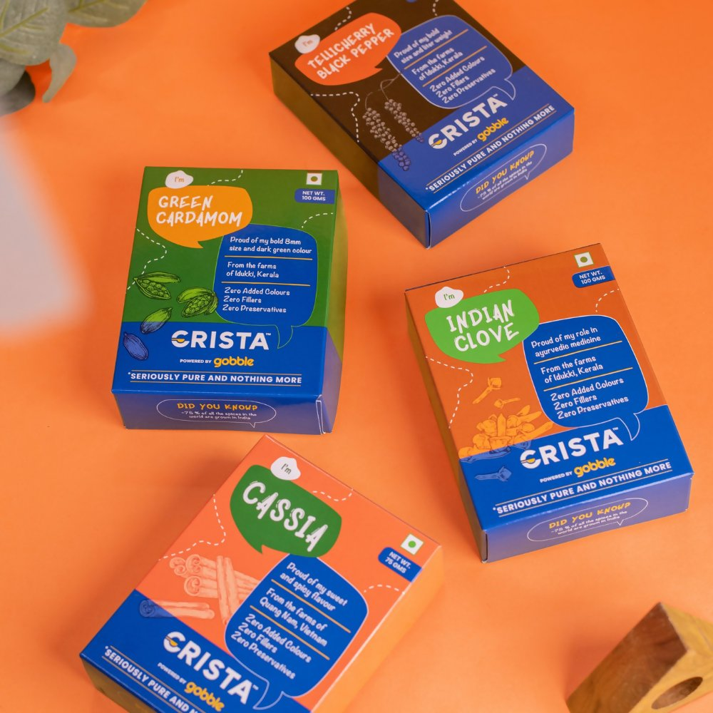 Crista Spices Earthy Spice Potli - Orange
