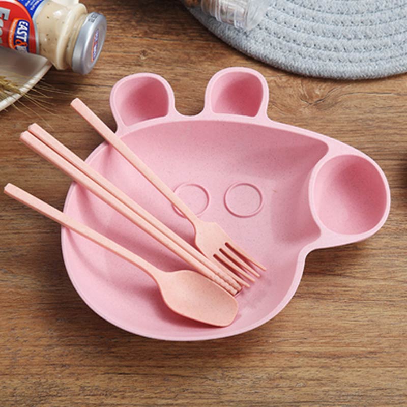 Baby Pink Peppa Pig Plate Set