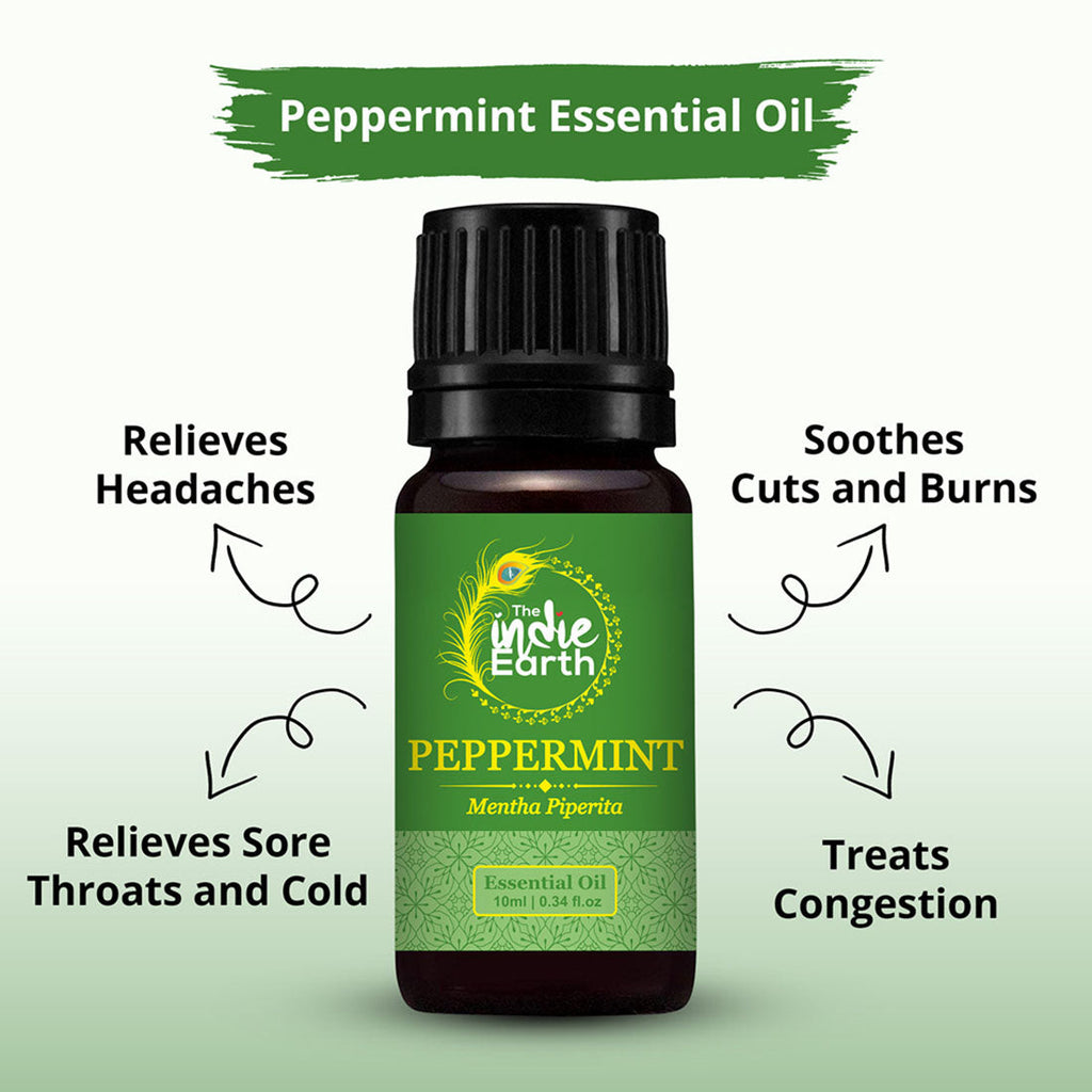 The Indie Earth Peppermint Essential Oil - 10 ml