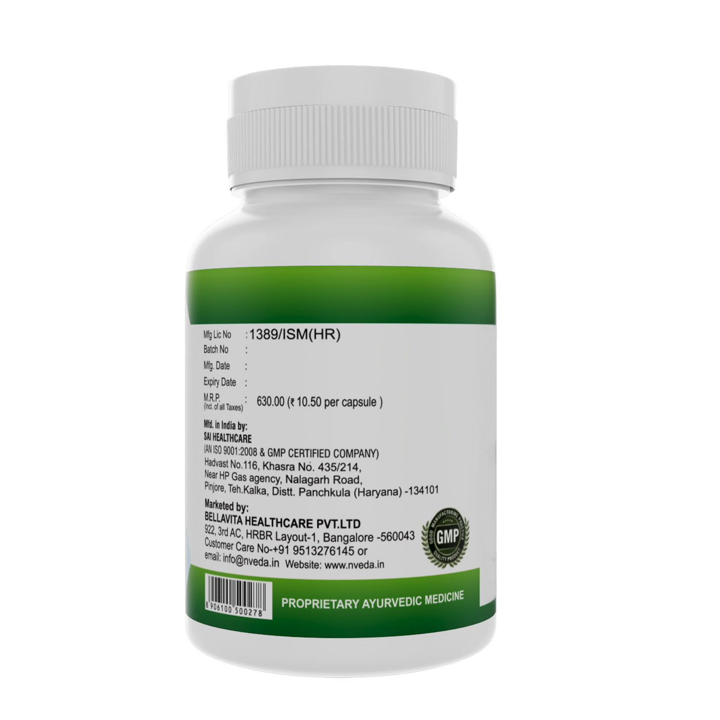 Nveda Period Pain Relief - 60 capsules