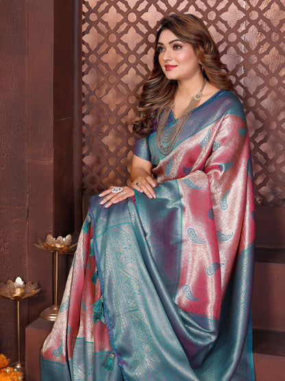 Anaita Banarasi Tissue Silk Saree