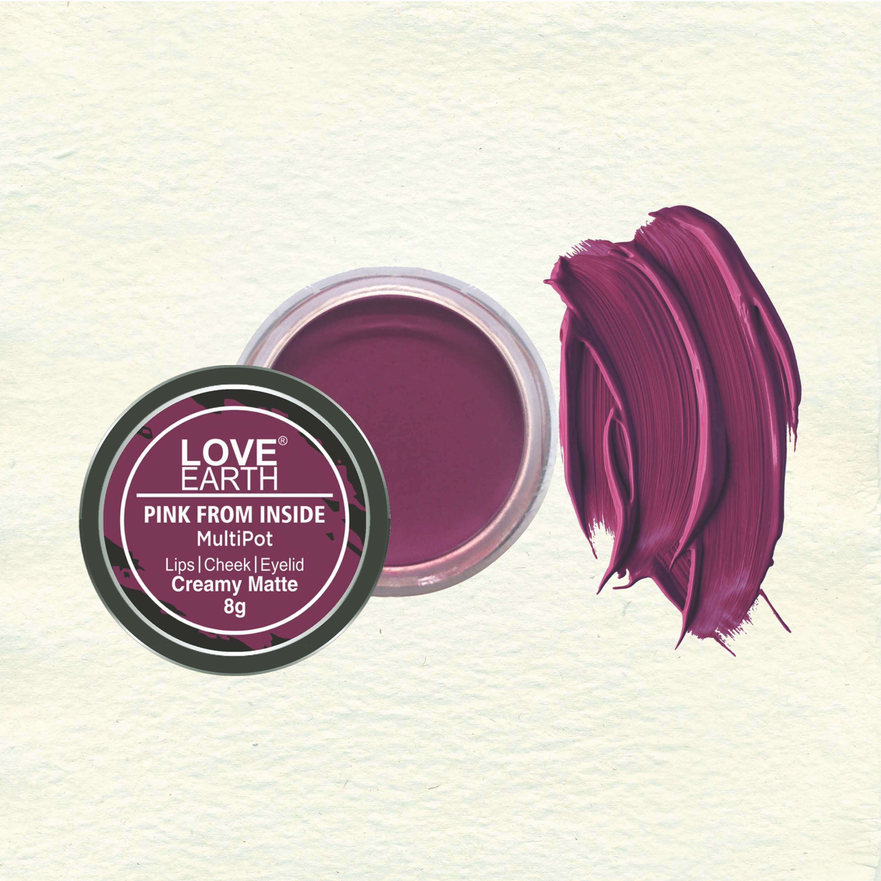 Love Earth Pink From Inside - Lip And Cheek Tint - 8 gms