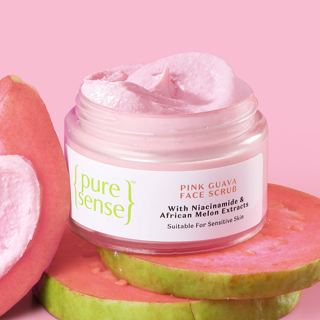 Puresense Pink Guava Face Scrub - 50 gms