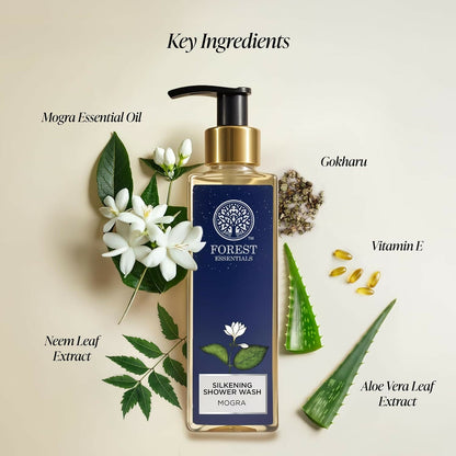 Forest Essentials Silkening Shower Wash Mogra