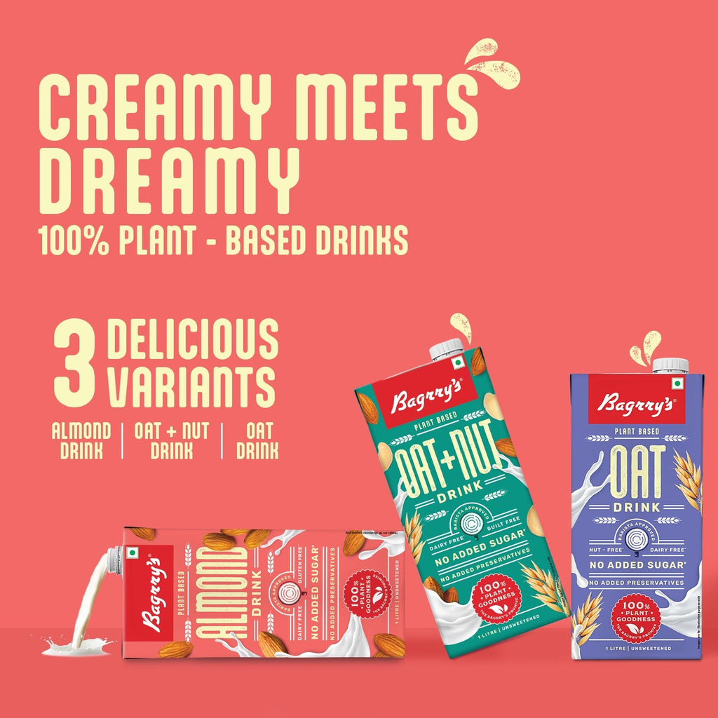 Bagrry's Plant Based Almond Drink - 1 Liter