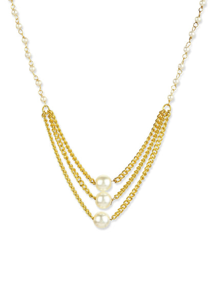 Women's Gold-Polished Chain - Ruby Raang