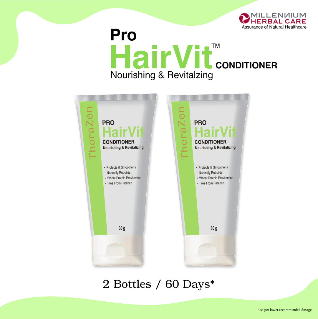 Millennium Herbal Pro Hairvit Hair Conditioner - 60 gms X 2 Tubes