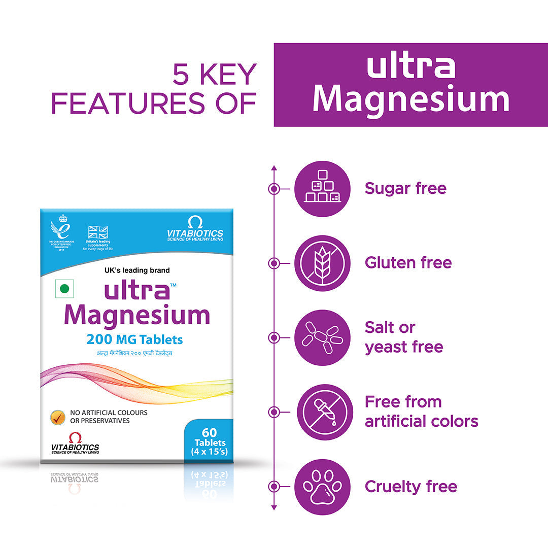 Vitabiotics Ultra Magnesium - 60 tabs