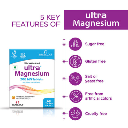 Vitabiotics Ultra Magnesium - 60 tabs