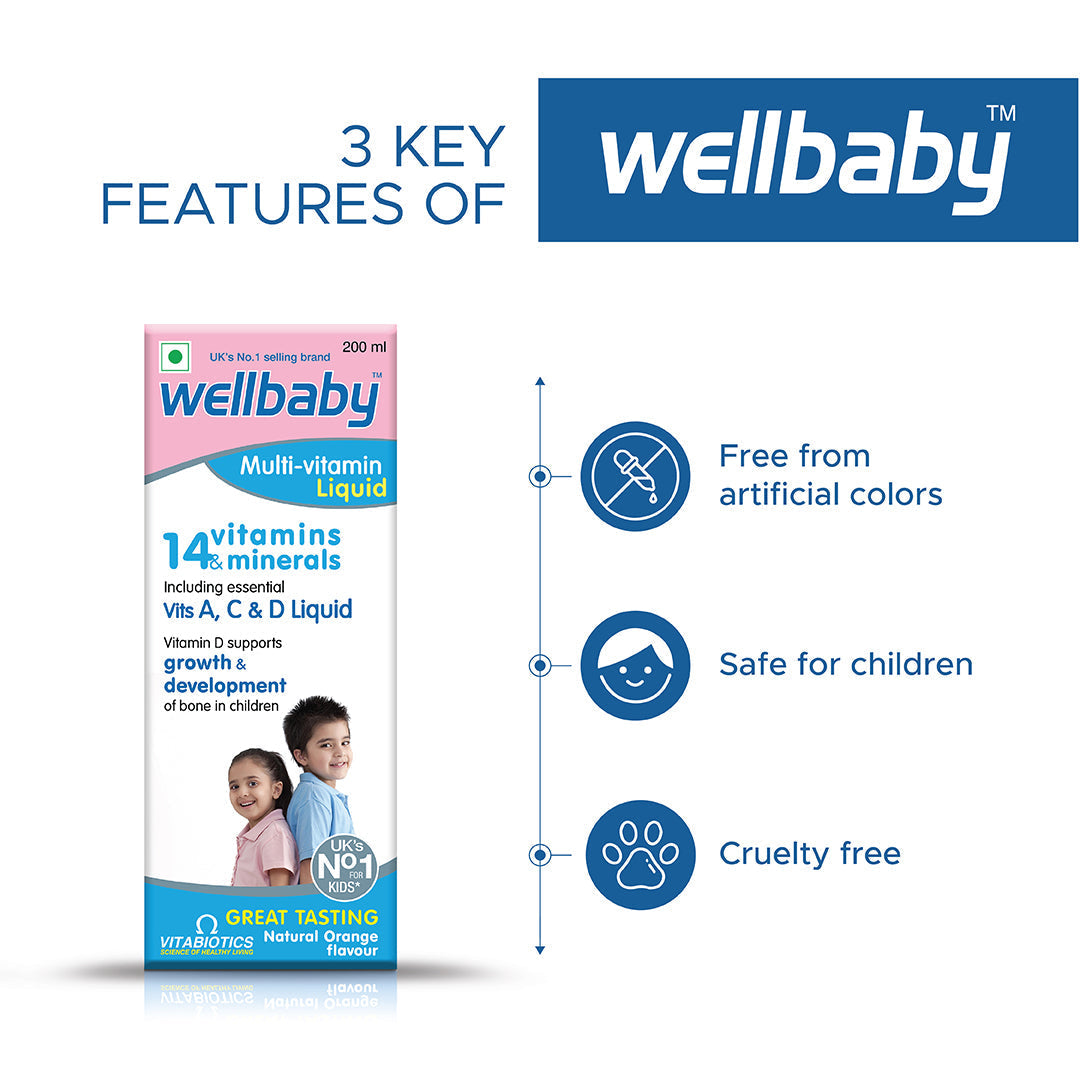 Vitabiotics Wellbaby Multivitamin - 200 ml