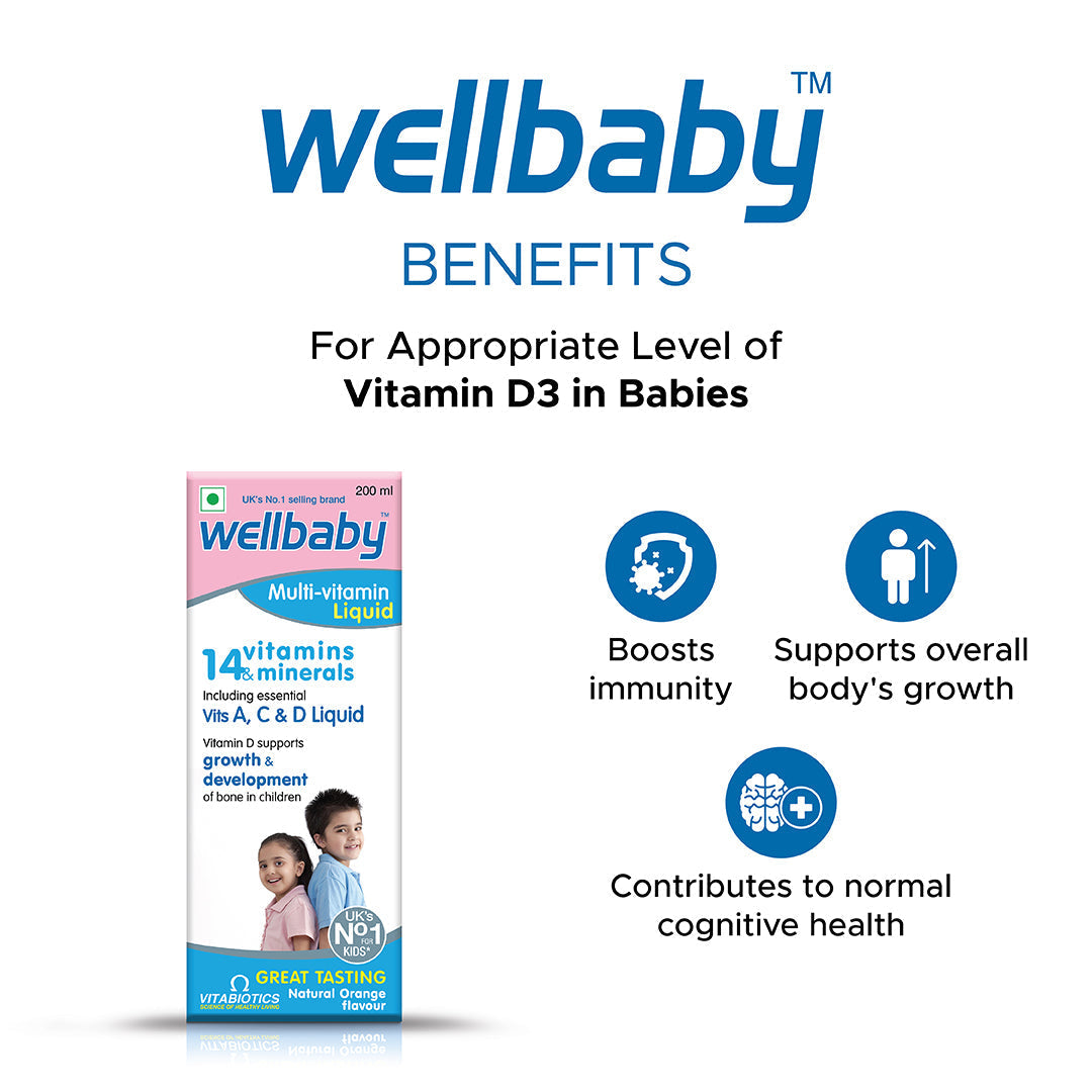Vitabiotics Wellbaby Multivitamin - 200 ml