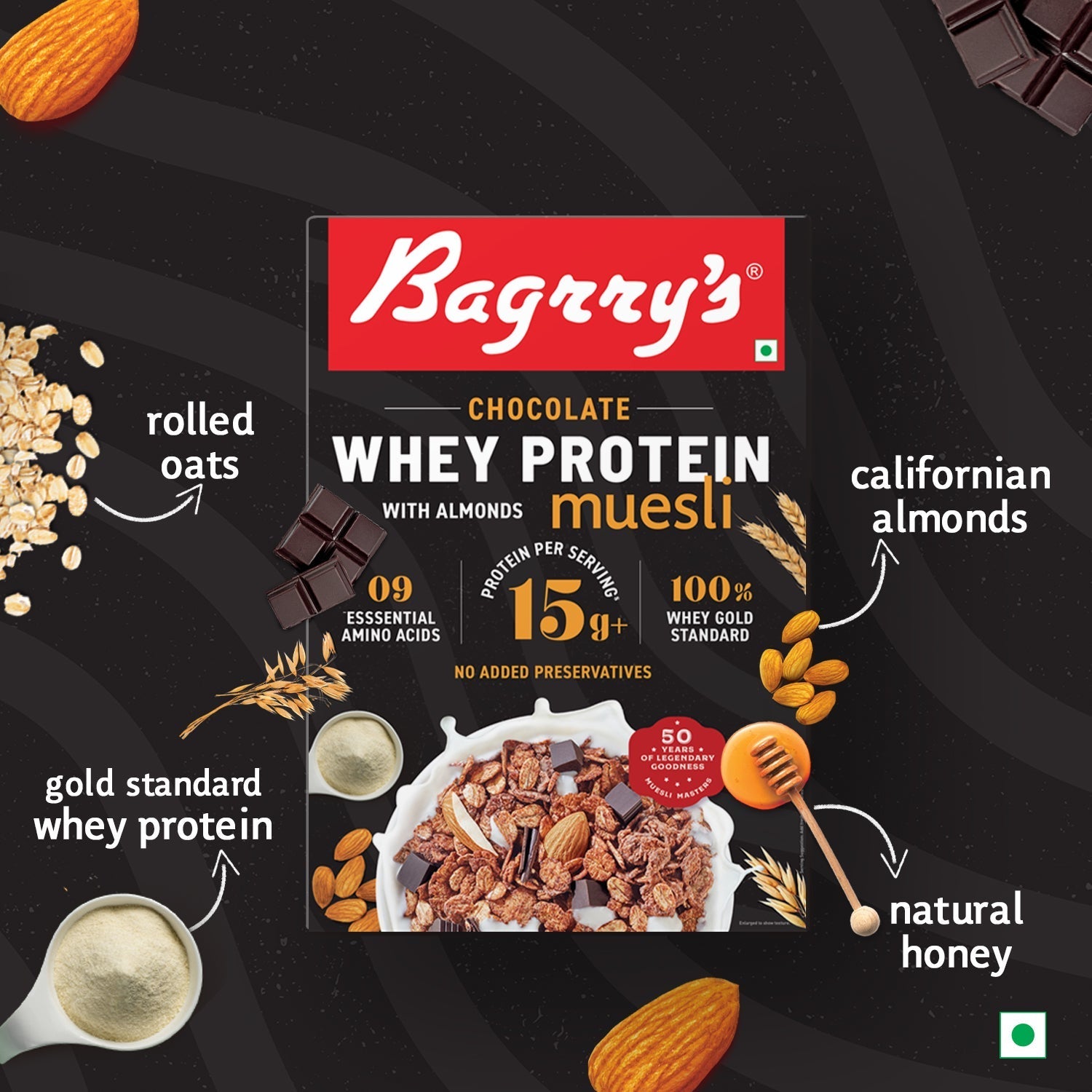 Bagrry's Protein Muesli - Chocolate