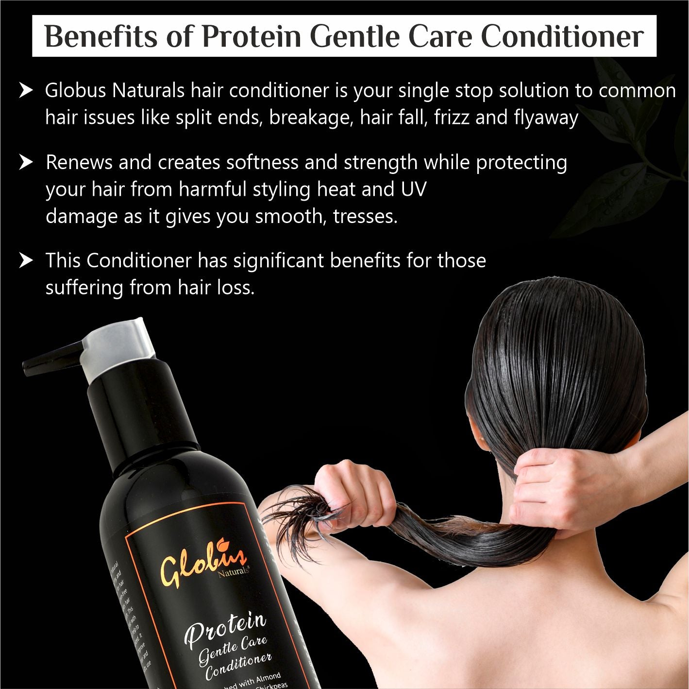 Globus Naturals Protein Gentle Care Hair Growth Conditioner - 250 ml