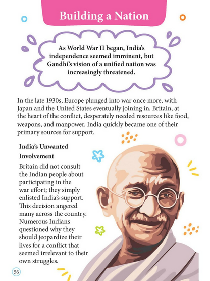 Dreamland Publications Mahatma Gandhi Icons of Inspiration Illustrated Biography For Kids