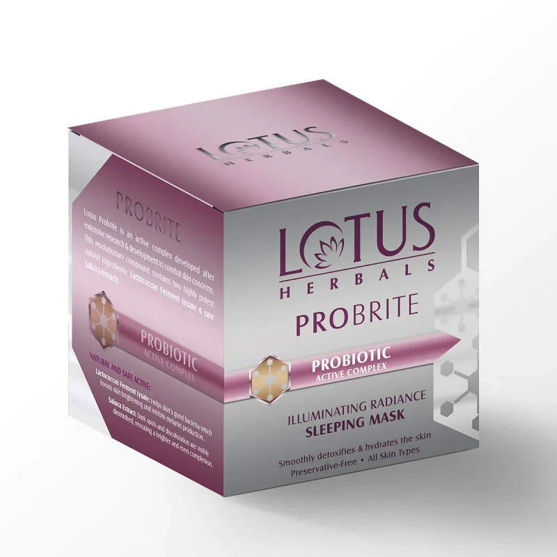 Lotus Herbals Probrite Illuminating Radiance Sleeping Mask - 50 gms
