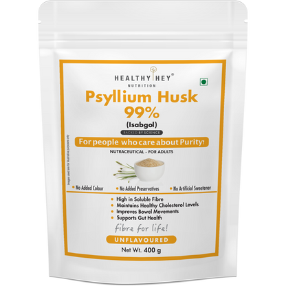 Healthyhey Psyllium Husk Powder - 400 gms