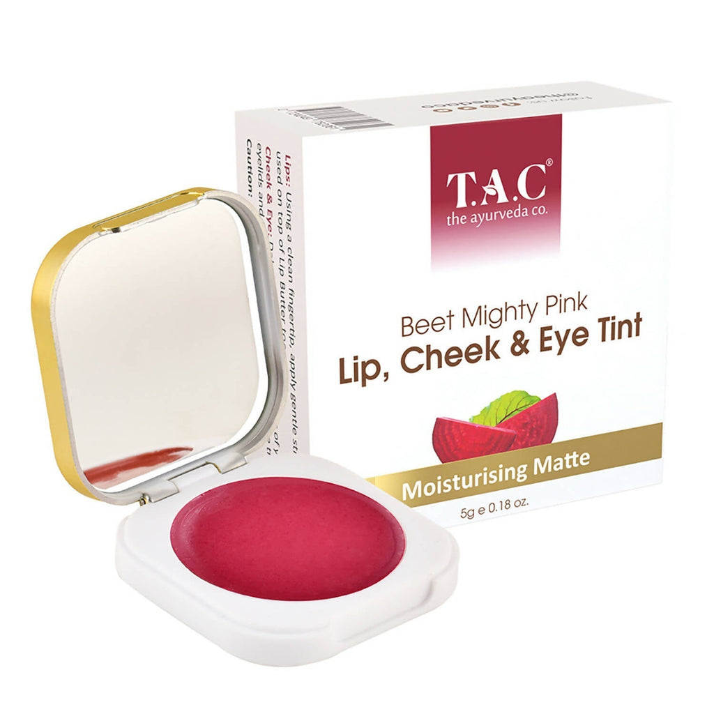 T.A.C - The Ayurveda Co. Lip, Cheek & Eye Tint with Beetroot Extracts
