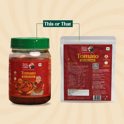 Sweet Karam Coffee Tomato Rice Mix Paste (Ready in Minutes)