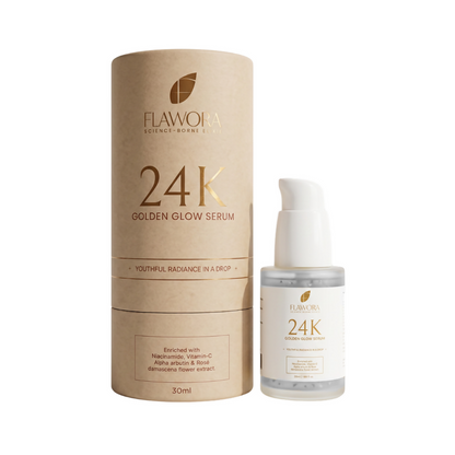 Flawora 24k Golden Glow Face Serum