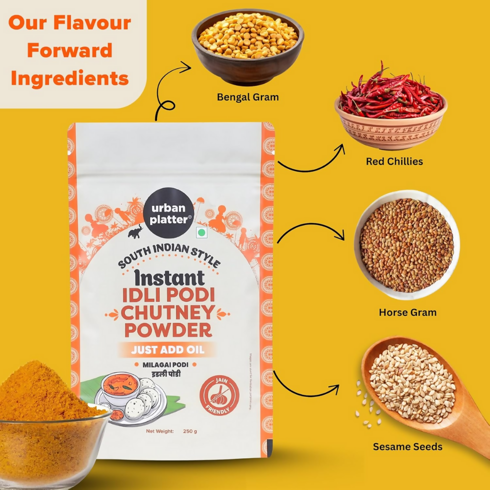 Urban Platter South Indian Style Instant Idli Podi Chutney Powder