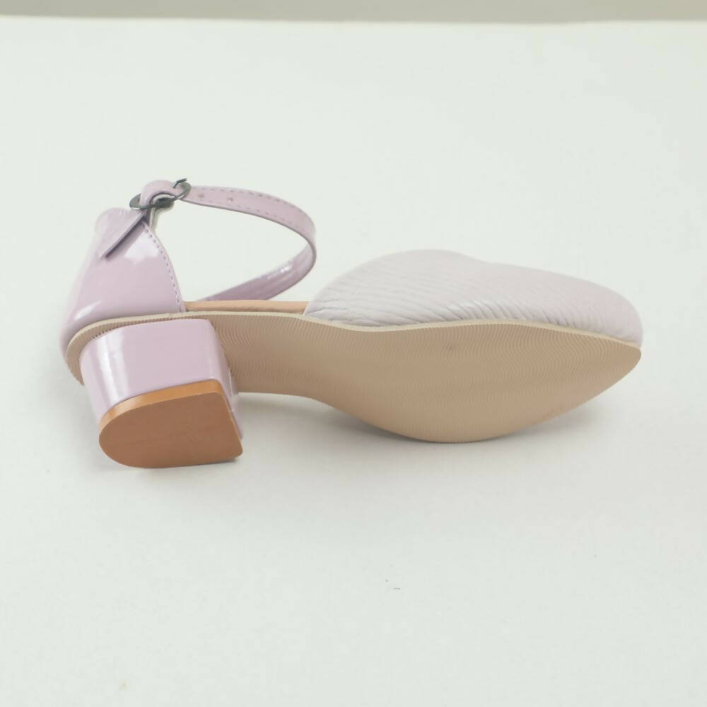 Tiny Bugs Girls Party Wear Ballerinas Heels - Purple