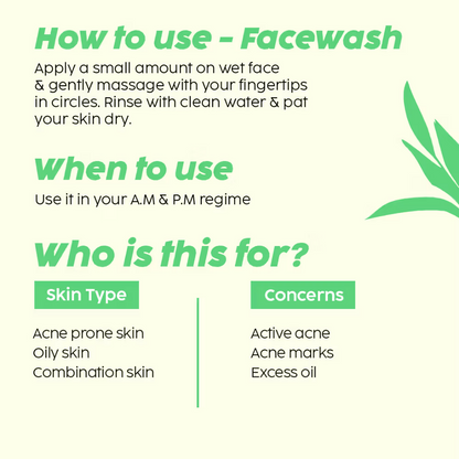 PLIX The Plant Fix Jamun Active Acne Kit With Spf 50+ Sunscreen & Juicy Cleanser