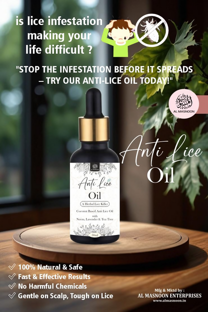 Al Masnoon Anti-Lice Hair Oil & Shampoo
