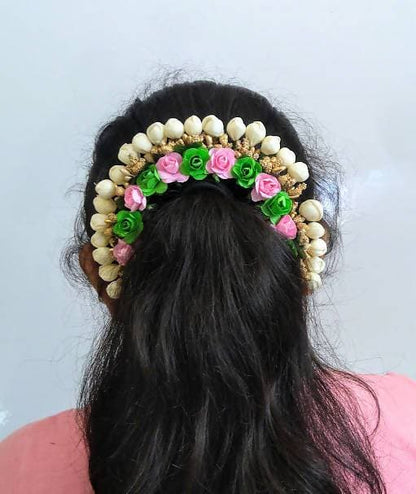 Beautiful Multicolor Rose Gold Gajra