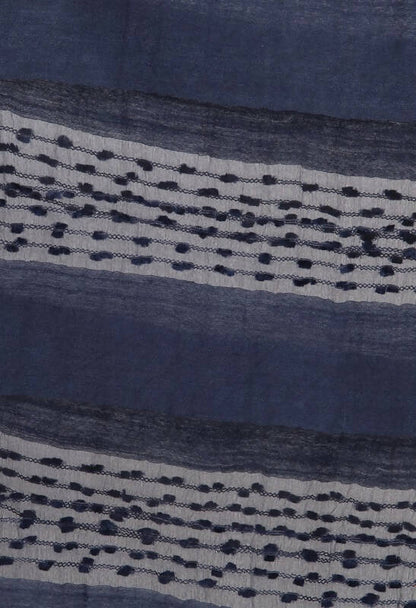 Mominos Fashion Moeza Cotton Payal Design Navy Blue Dupatta