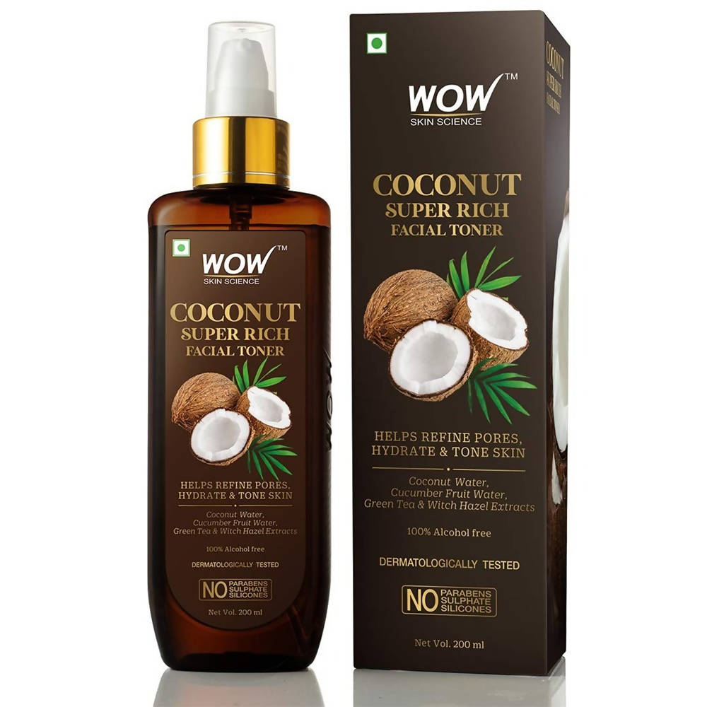 Wow Skin Science Coconut Super Rich Facial Toner - 200 ml