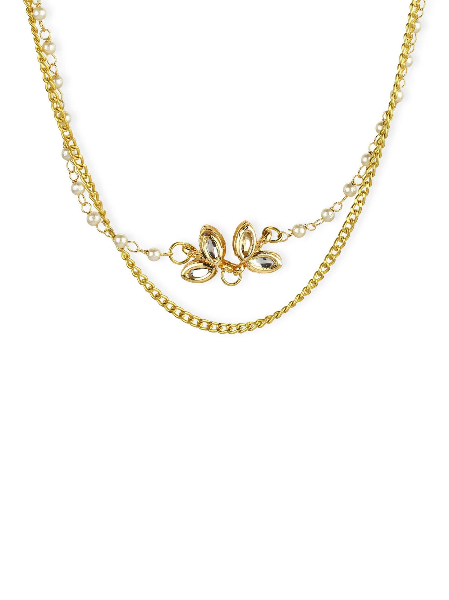 Women's Gold-Polished Chain - Ruby Raang