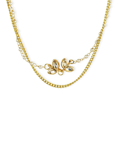 Women's Gold-Polished Chain - Ruby Raang