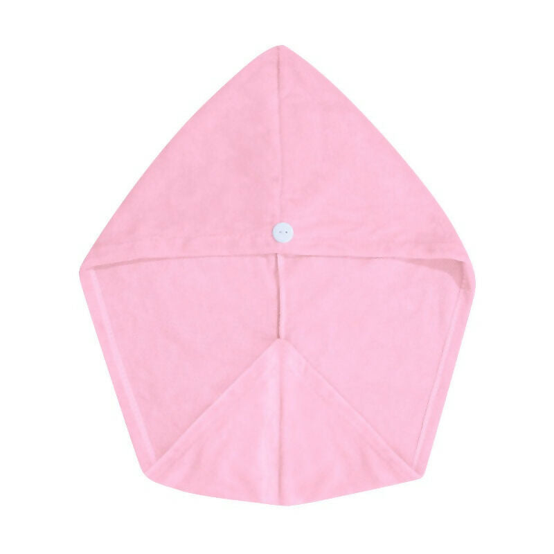 Nykaa Naturals Microfiber Hair Wrap for Frizz Free & Shiny Hair - Pink