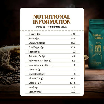 Cothas Coffee Aroma Gold Medium Roasted Coffee Beans