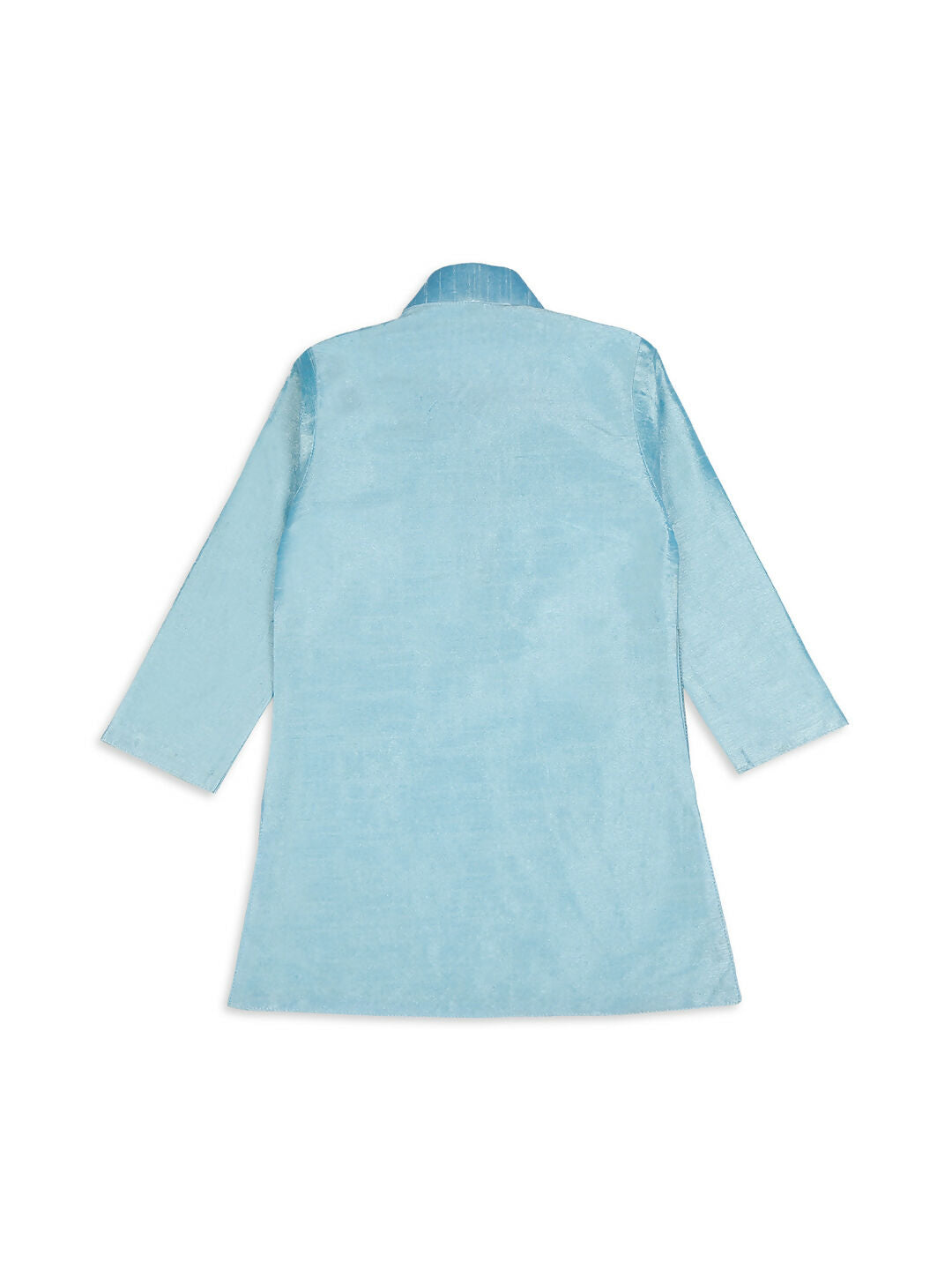 Joban Fashion Kids Island stylish Tikli work Nehru Jacket Full Sleeves Kurta, Pyjama Set - Sky Blue