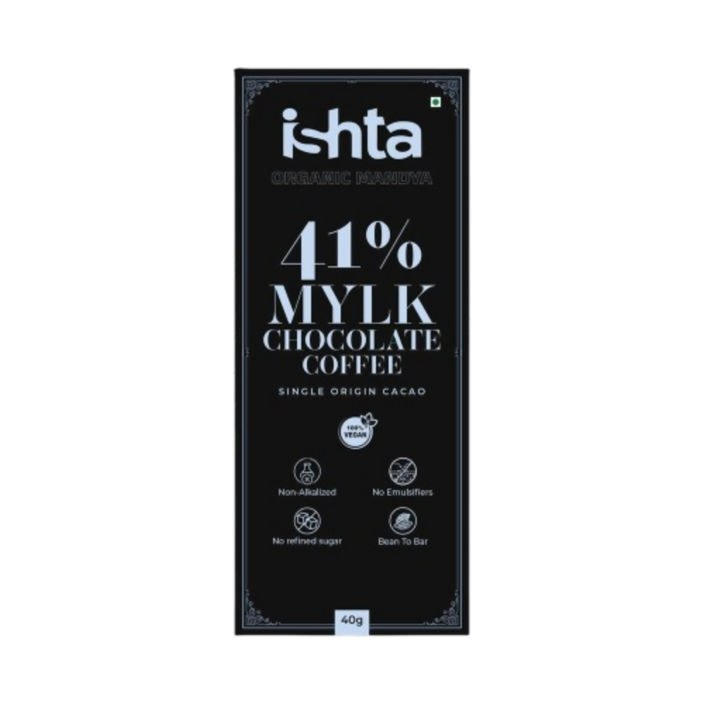 Organic Mandya 41% Mylk Chocolate with coffee