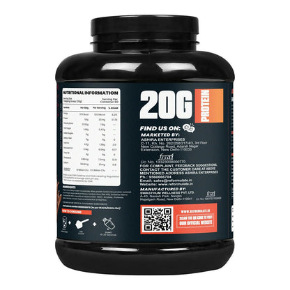 Reformulate Emerge I Whey Protein I Your Daily Meal Replacement Formula I 20 G I Protein I 5.1 G Bcaa's I 10 G Eaa's - Chocolate