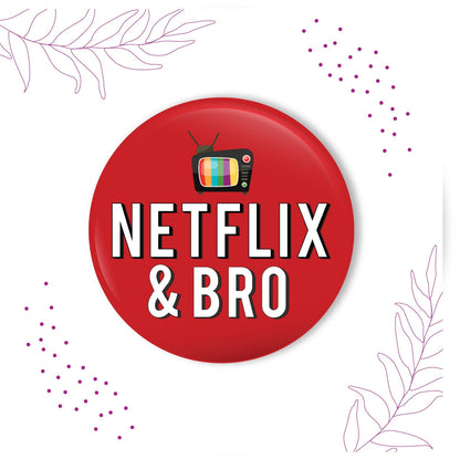 Indianvibez Netflix & Bro Metal Rakhi with Fridge Magnet - Kids Rakhi