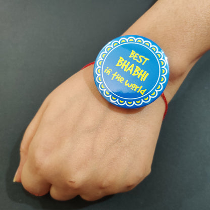 Indianvibez Super Bhaiya Wooden Rakhi, Superman Rakhi for Brother - Kids Rakhi