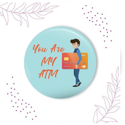 Indianvibez You are my ATM Metal Rakhi with Fridge Magnet - Kids Rakhi