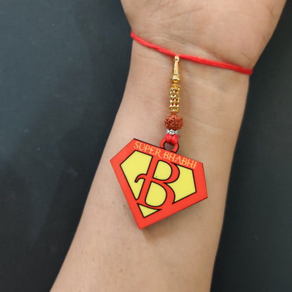 Indianvibez Coffee Wooden Rakhi, Foodie Rakhi for Coffee Lover Brother - Kids Rakhi