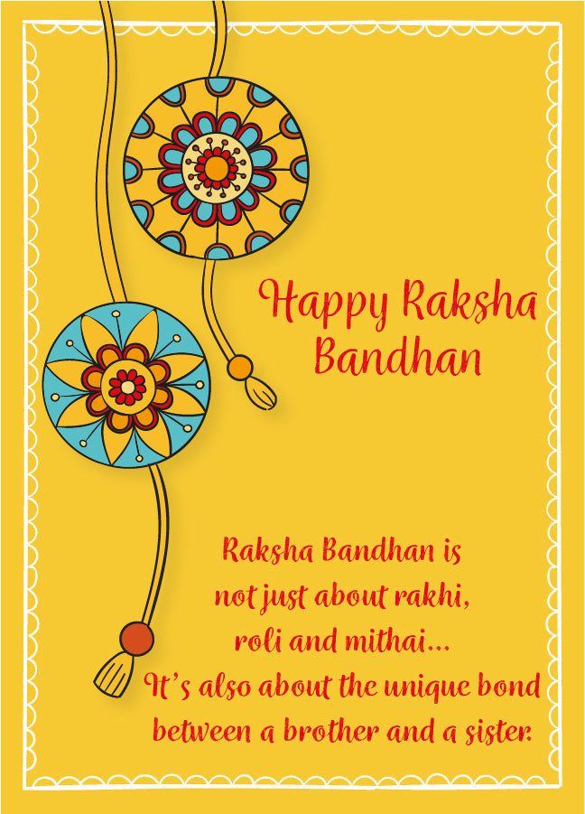 Indianvibez Mere Bhai Jaisa Koi Nahi Rakhi, Rakhi with Rudraksha Thread - Kids Rakhi