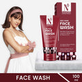 NutriGlow Advanced Organics Red Wine Face Wash - 100 ml