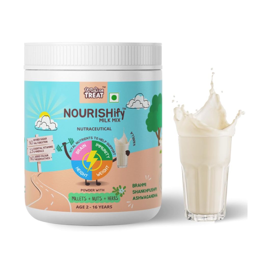 Trick or Treat Nourishify Nutri Drink Powder (Vanilla) for 2-16yr - 350 gms