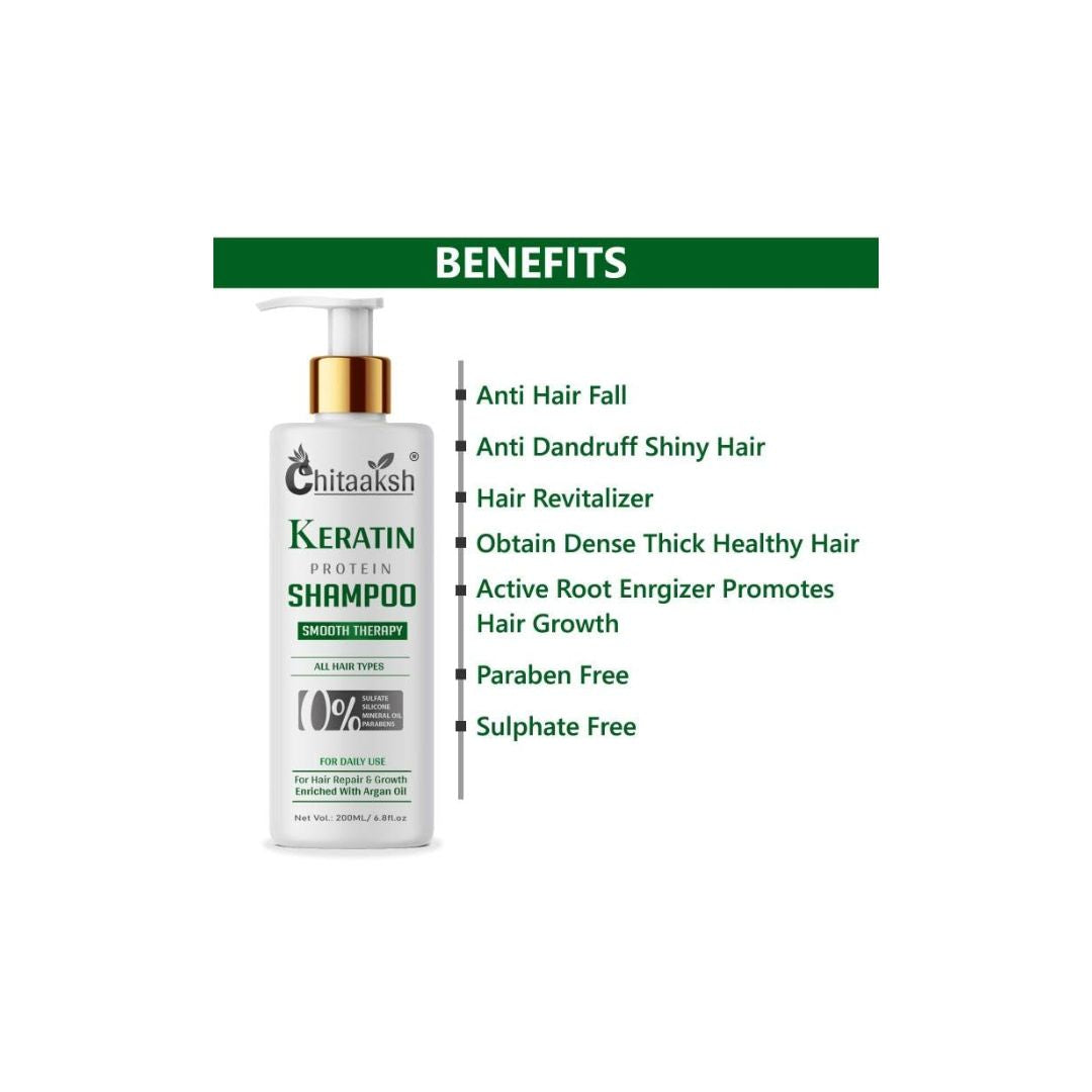 Chitaaksh Keratin Protein Shampoo - 200 ml