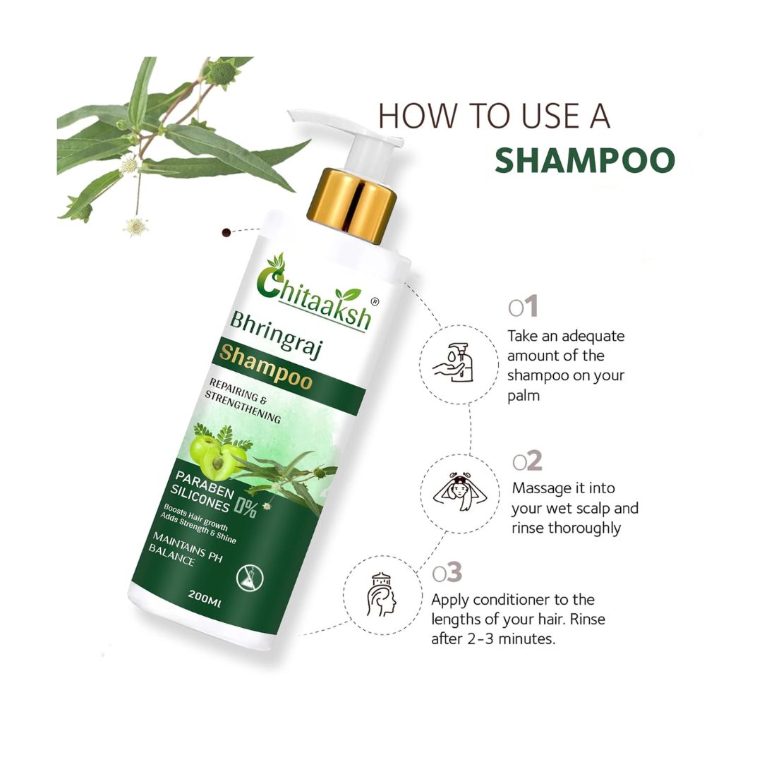Chitaaksh Bhringraj Shampoo - 200 ml
