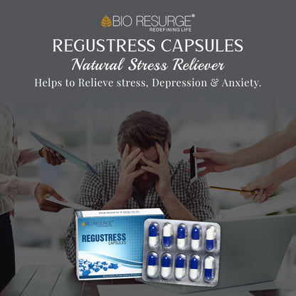 Bio Resurge Regustress Capsules for Anxiety - 30 Capsules