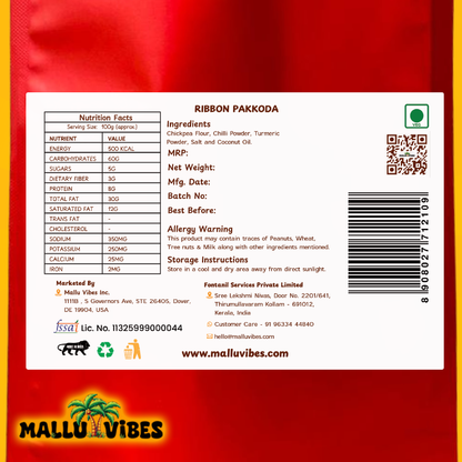 Mallu Vibes Ribbon Pakkoda