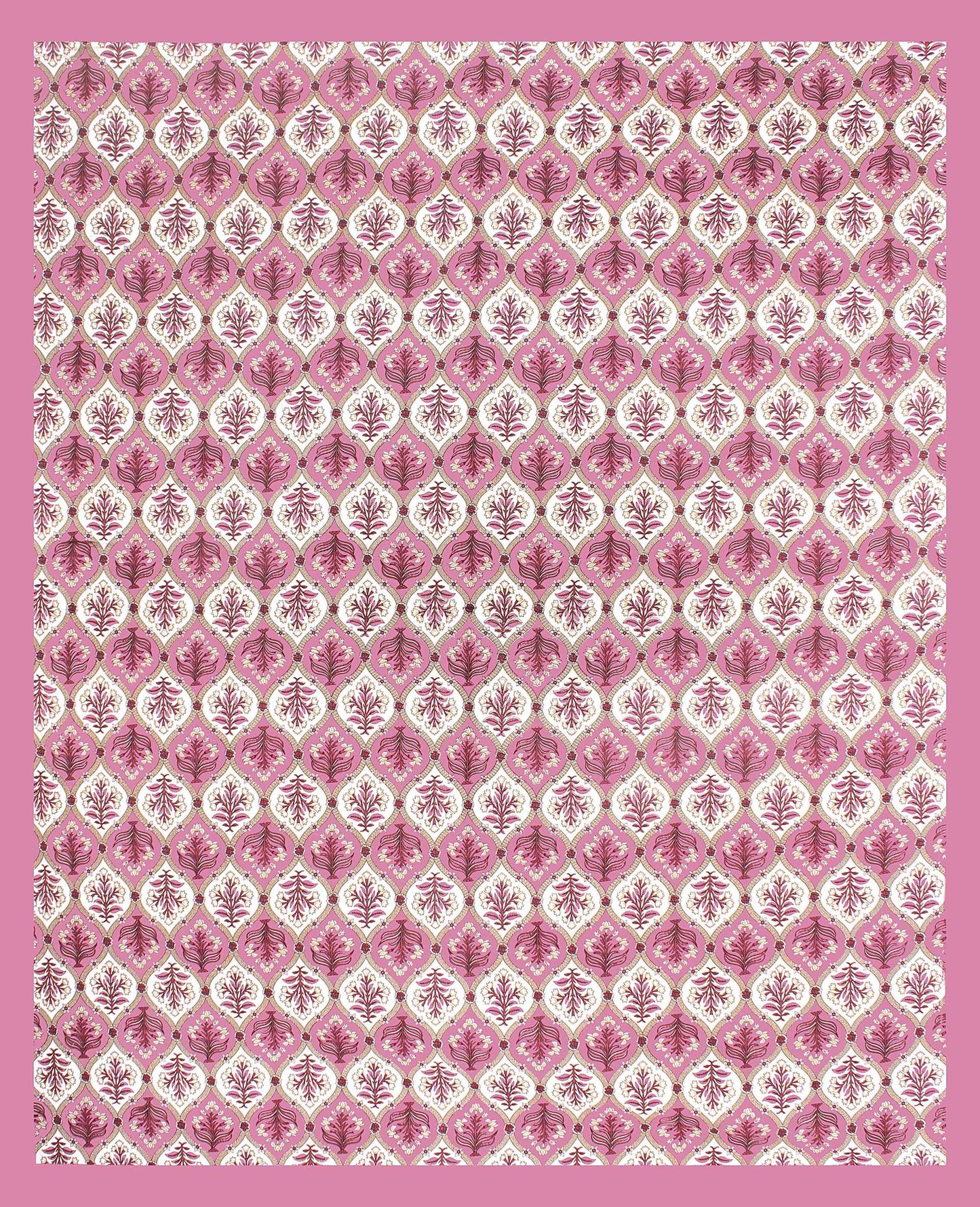 Rudra Bazaar Purple 210 TC Cotton Double King Bedsheet With 2 Pillow Covers