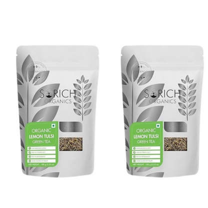 Sorich Organics Lemon Tulsi Green Tea